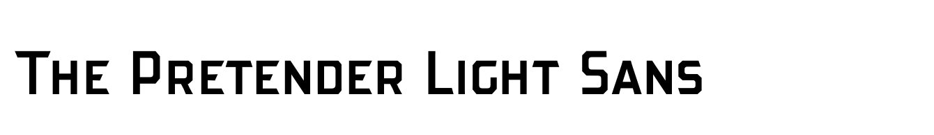The Pretender Light Sans
